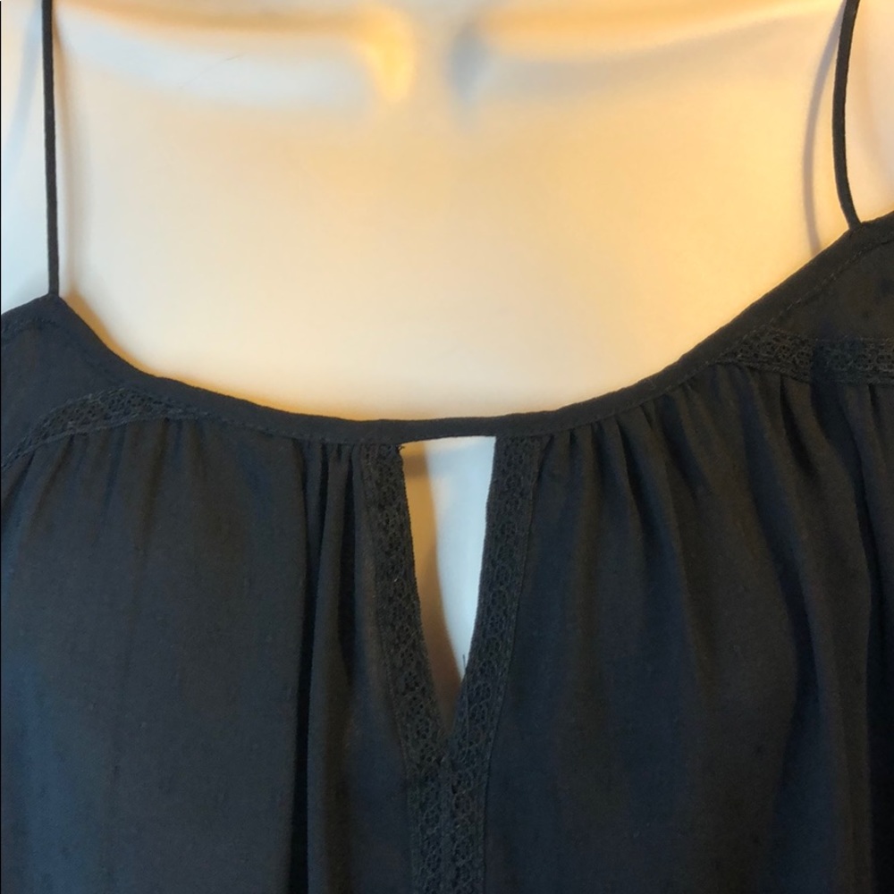 Zara Basic Flowy Cold Shoulder Blouse - image 2